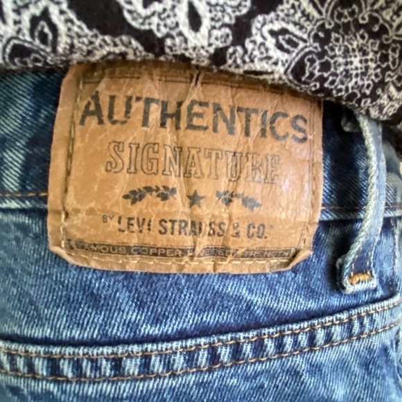 LEVI'S Authentics Signature Hi waisted Regular jeans 100% cotton - Picture 9 of 14